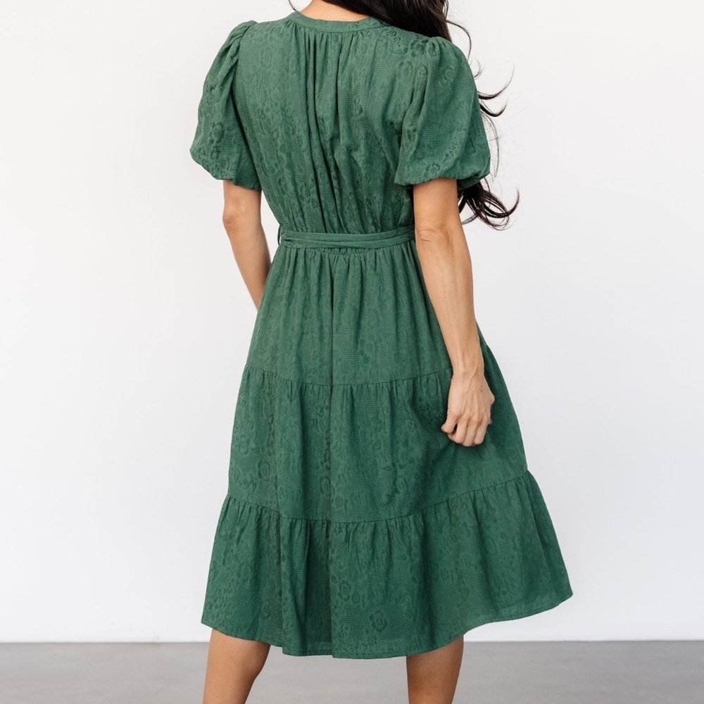 Baltic Born Philippa Midi Dress Green Size M - Picture 4 of 8